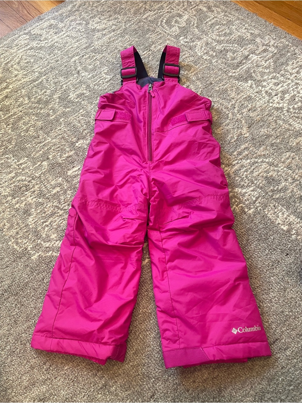 Columbia toddler Pink Snow Bib Overalls
